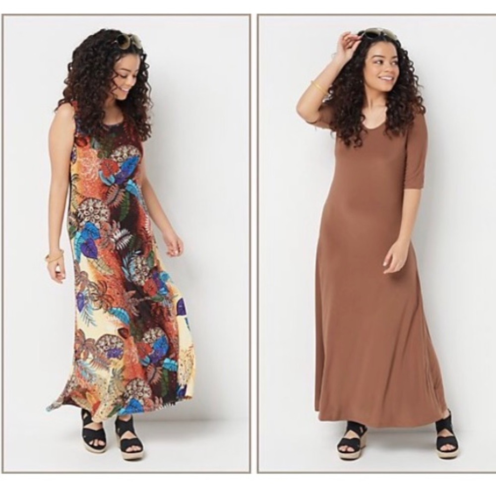 Attitudes by Renee (set of 2) MAXI DRESSES